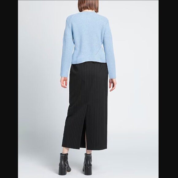 Maje Wool Blend Blue Crop Sweater Size FR 1 (Small) - Picture 2 of 15